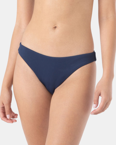 Rib Roxy Love Hipster Moderate Bikini Bottom - Roxy