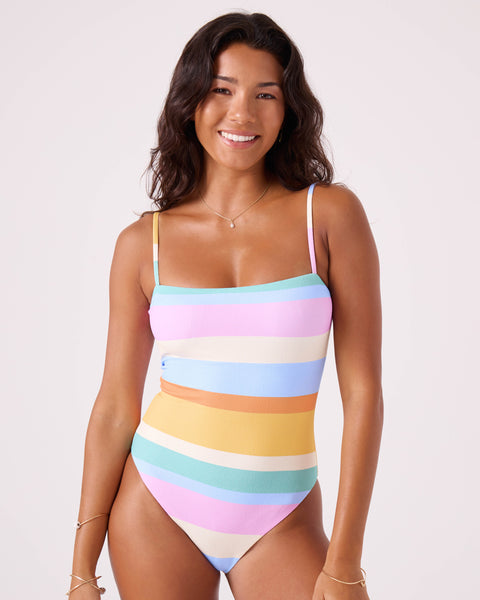 Go My Way Bandeau One Piece Swimsuit - ROXY