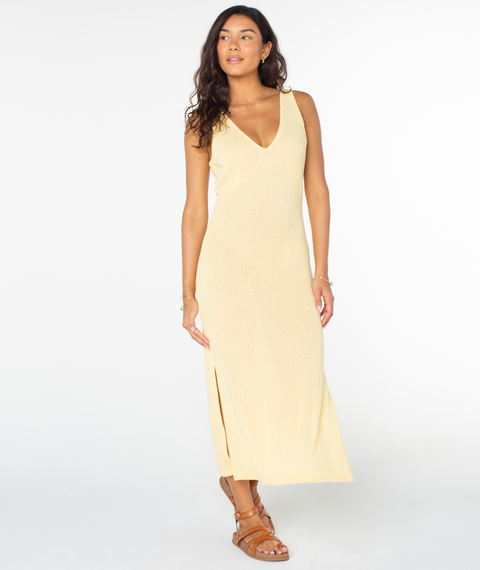 Slow Isle Midi Knit Dress - Roxy