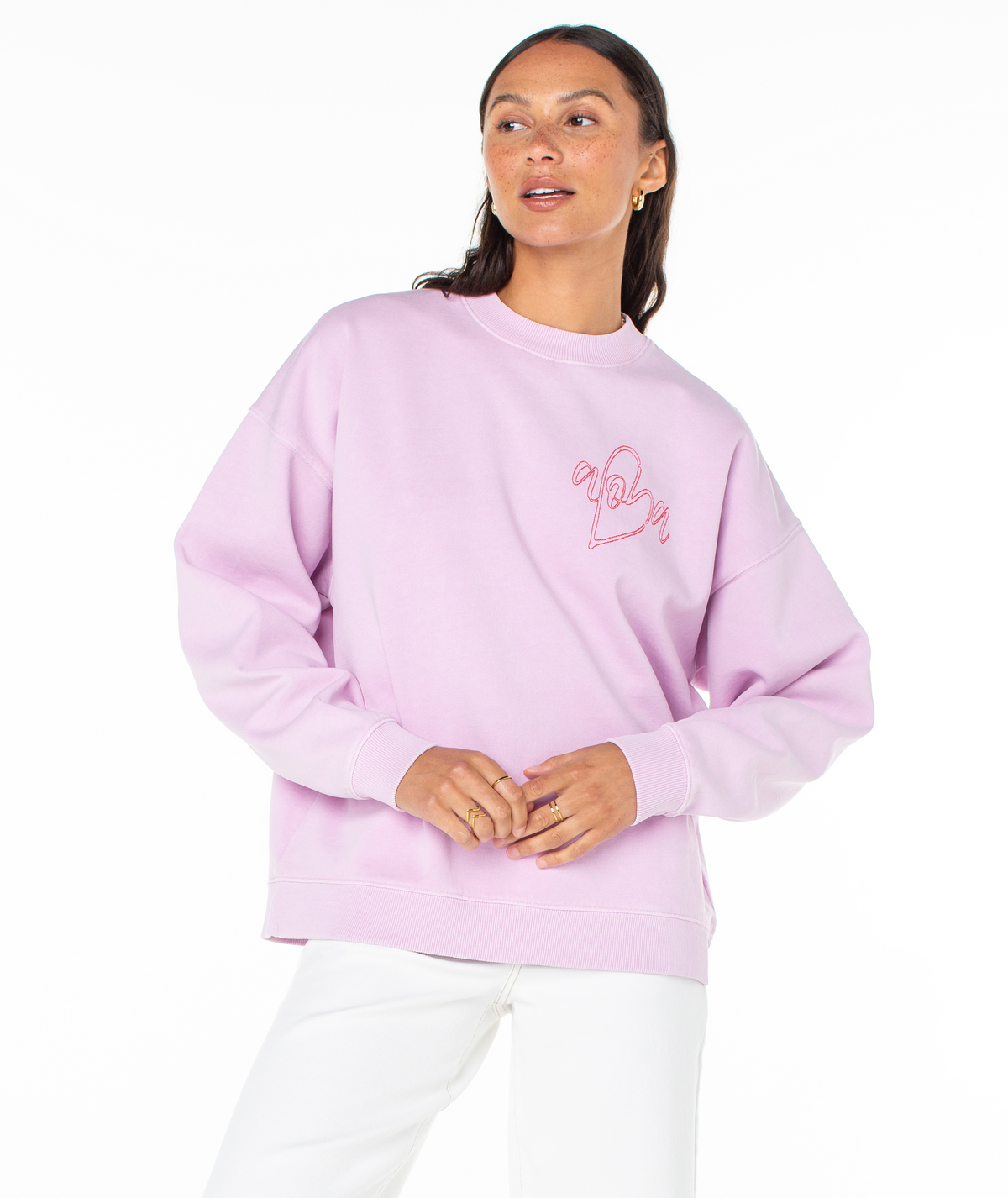 Lineup Oversized Crewneck - Roxy Lineup Oversized Crewneck - Roxy