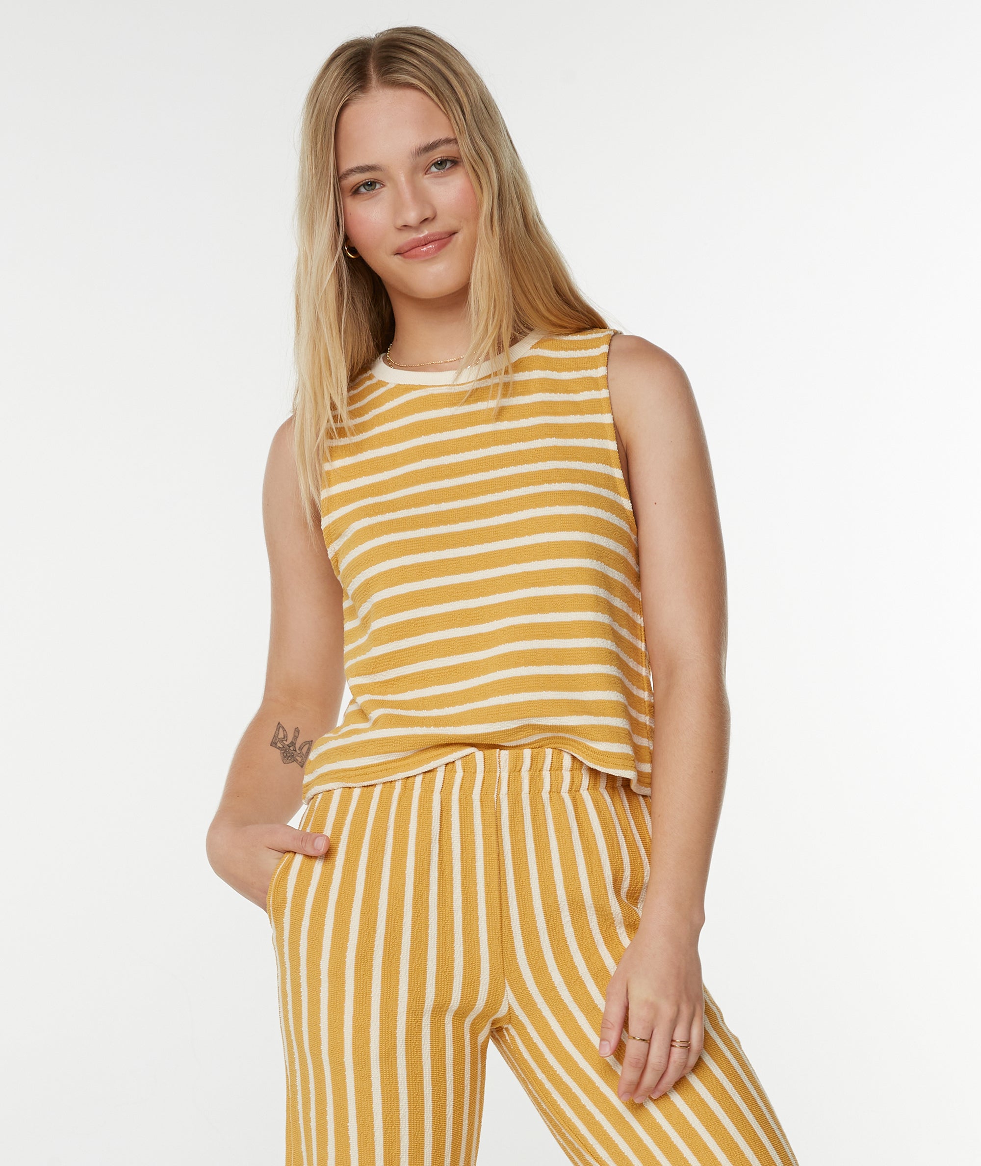 Java Stripe Tank - Roxy