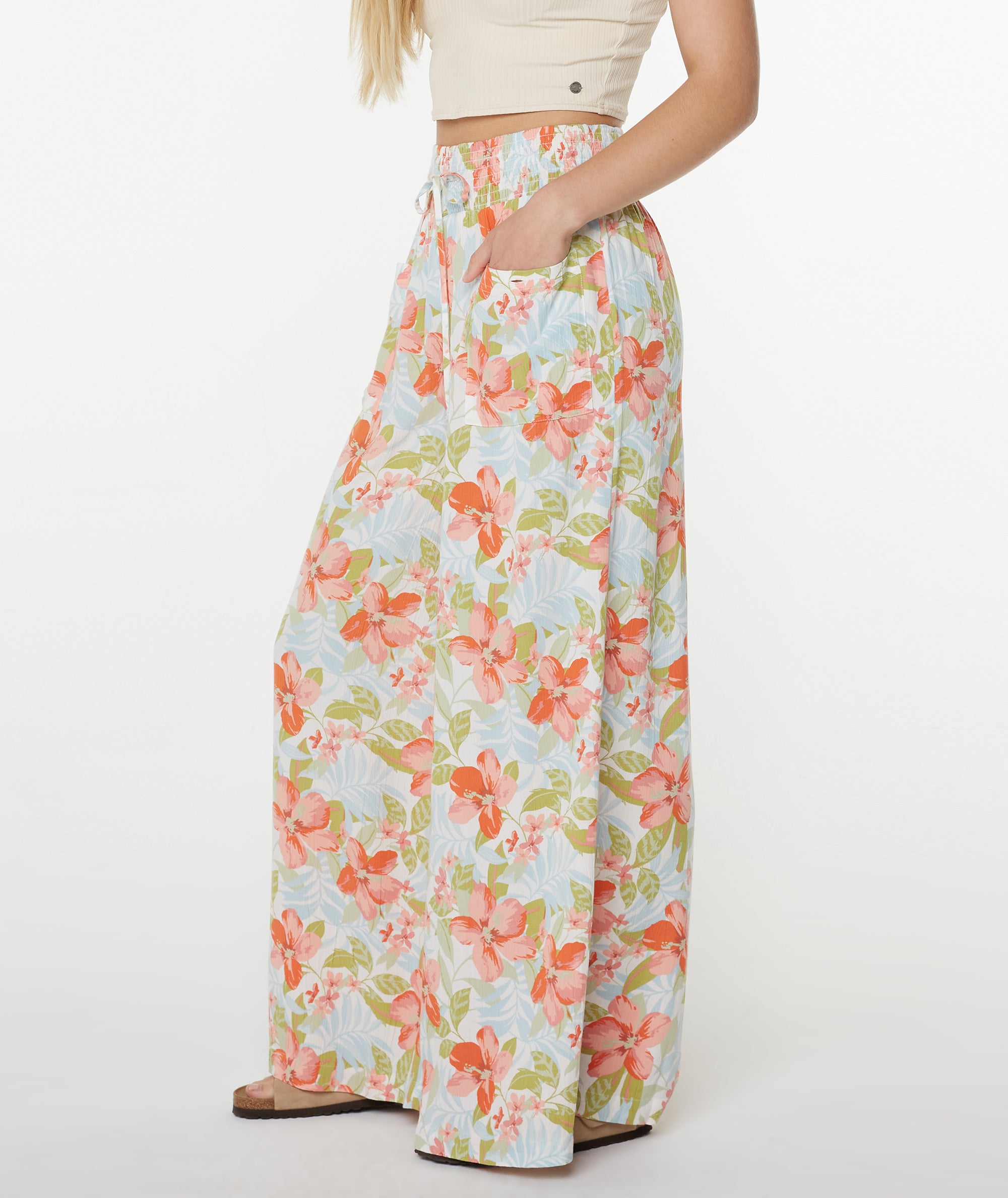 パンツ OSEREE Woman Pants Orange LPPS250 SUNSET OSÉREE: Pants woman - Orange | Oséree pants LPPS250 online