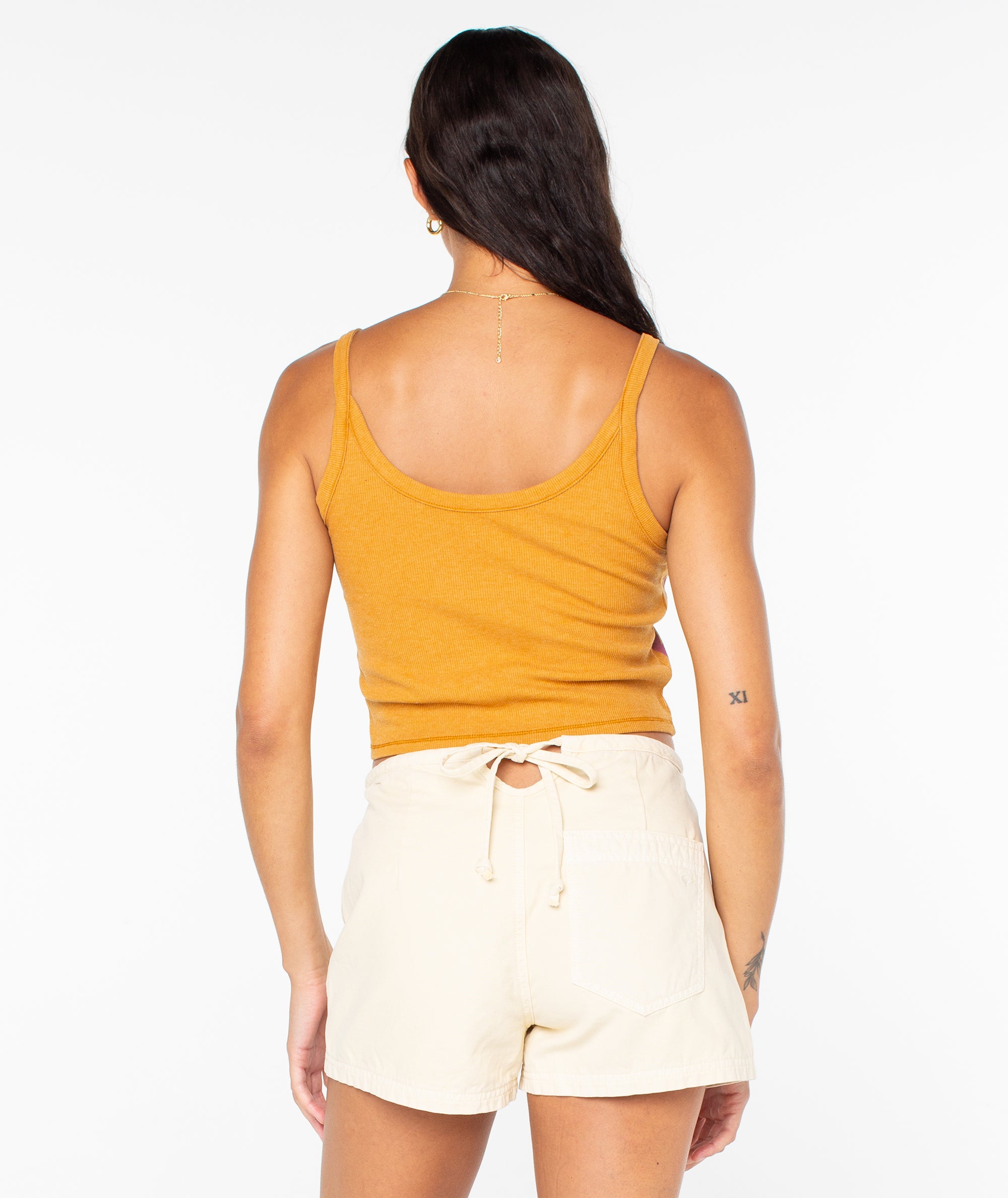 Flower Block Wanderer Tank - Roxy