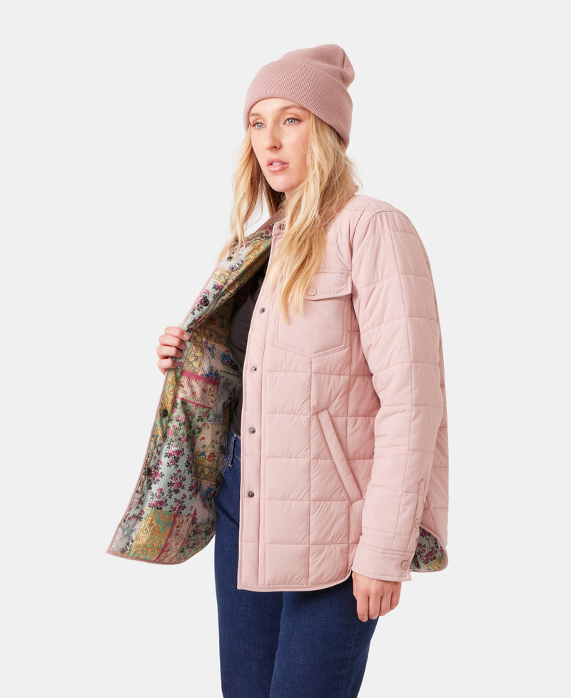Alpine Quilted Shacket - Roxy