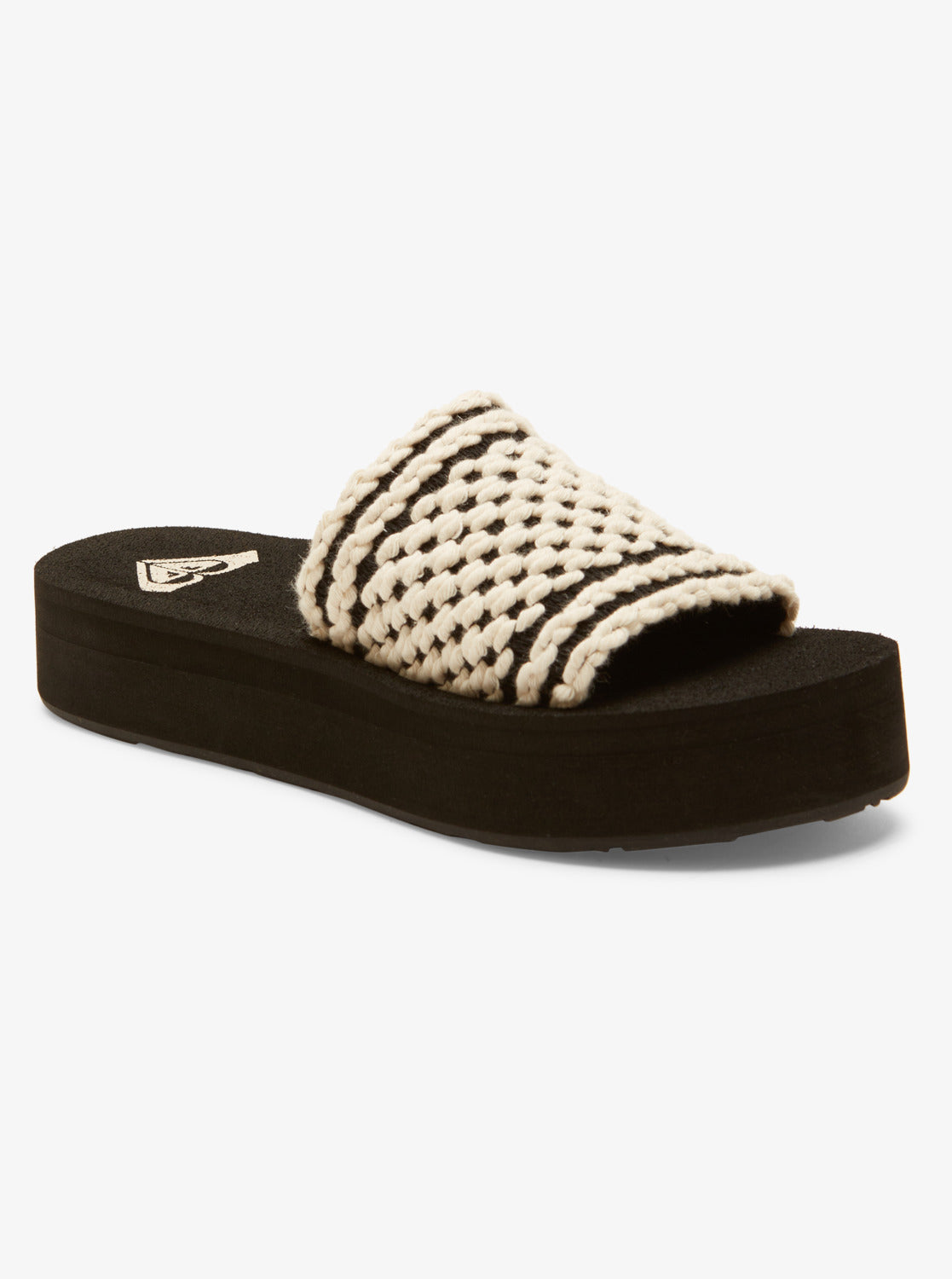 Dayzie Slide Sandals - Black/White
