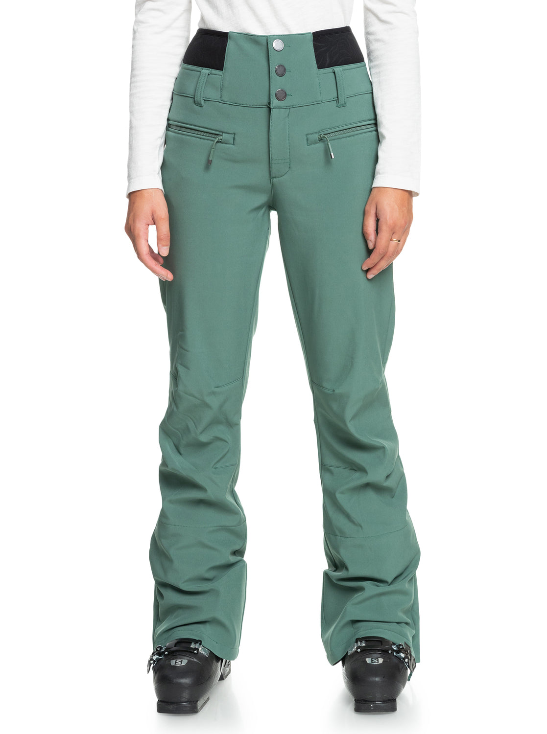 Rising High Technical Snow Pants - Dark Forest –