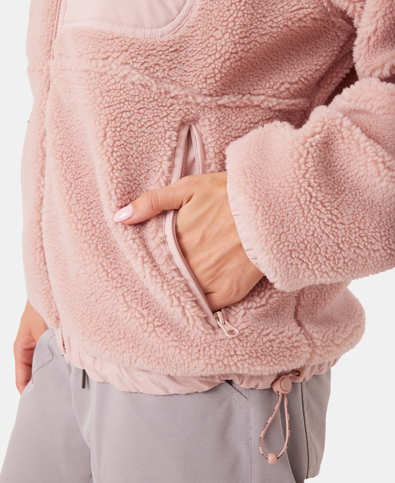 Everest Hooded Sherpa Jacket - Roxy