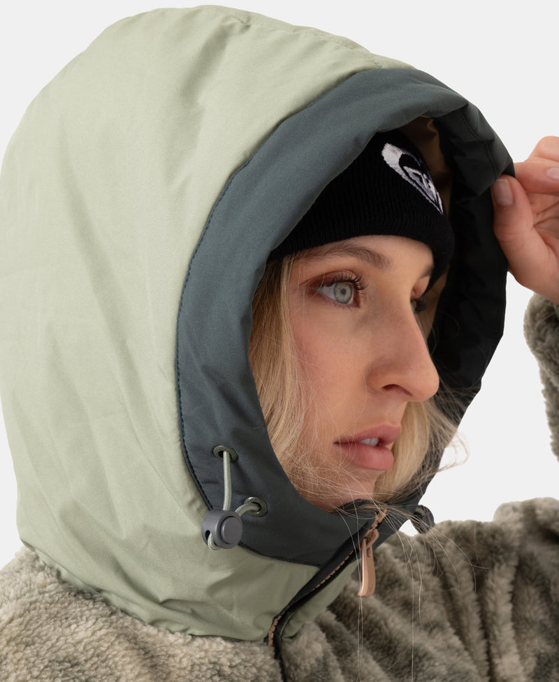 Everest Hooded Sherpa Jacket - Roxy