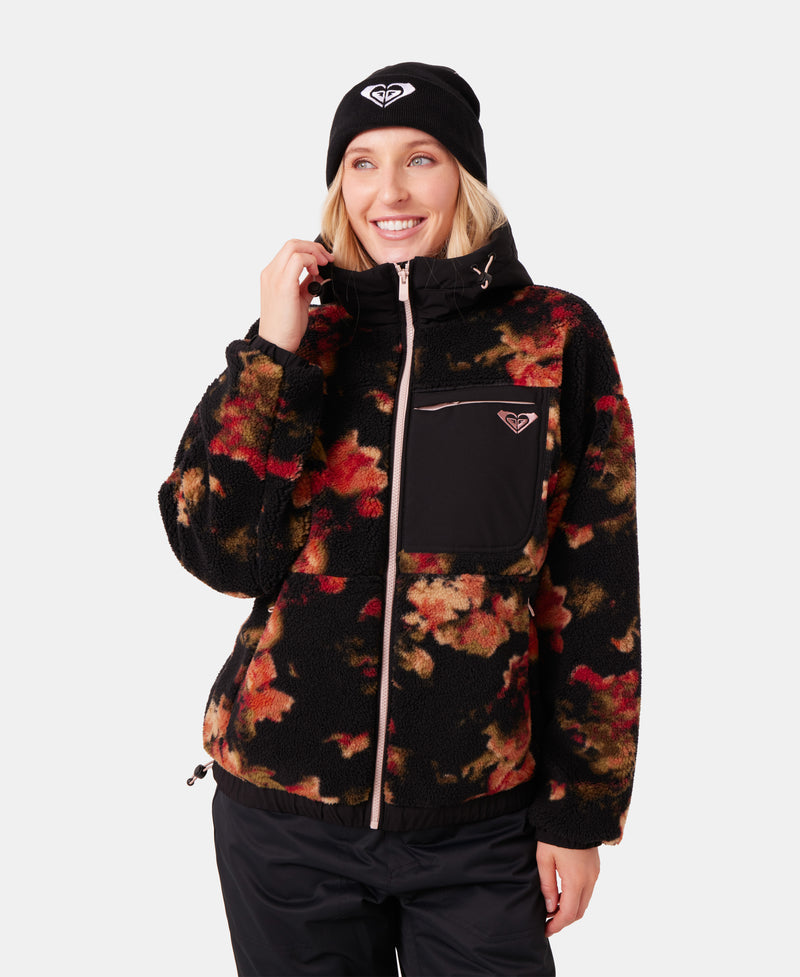 Everest Hooded Sherpa Jacket - Roxy