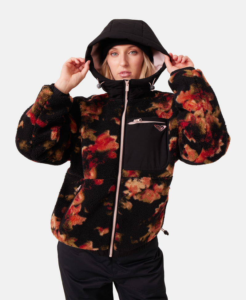 Everest Hooded Sherpa Jacket - Roxy