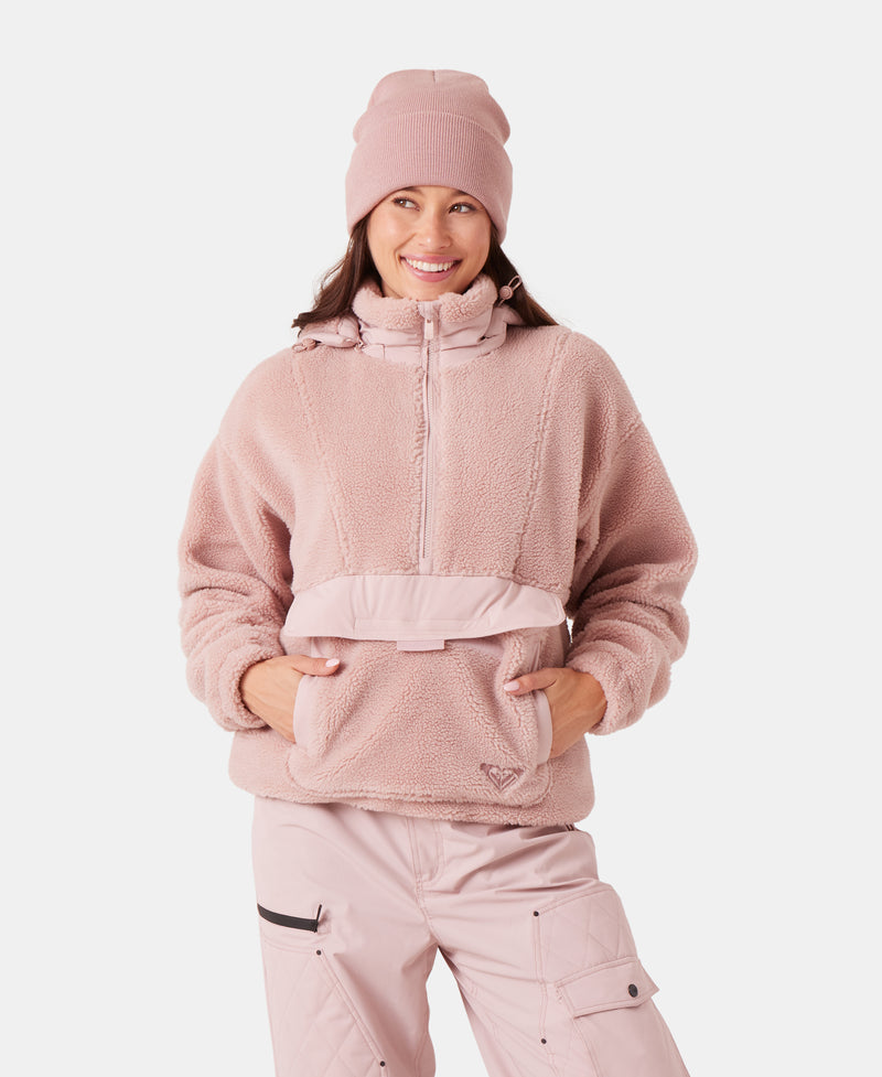 Rita Half Zip Sherpa Anorak - Roxy