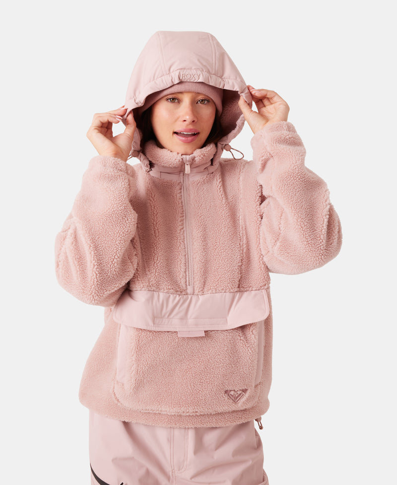 Rita Half Zip Sherpa Anorak - Roxy