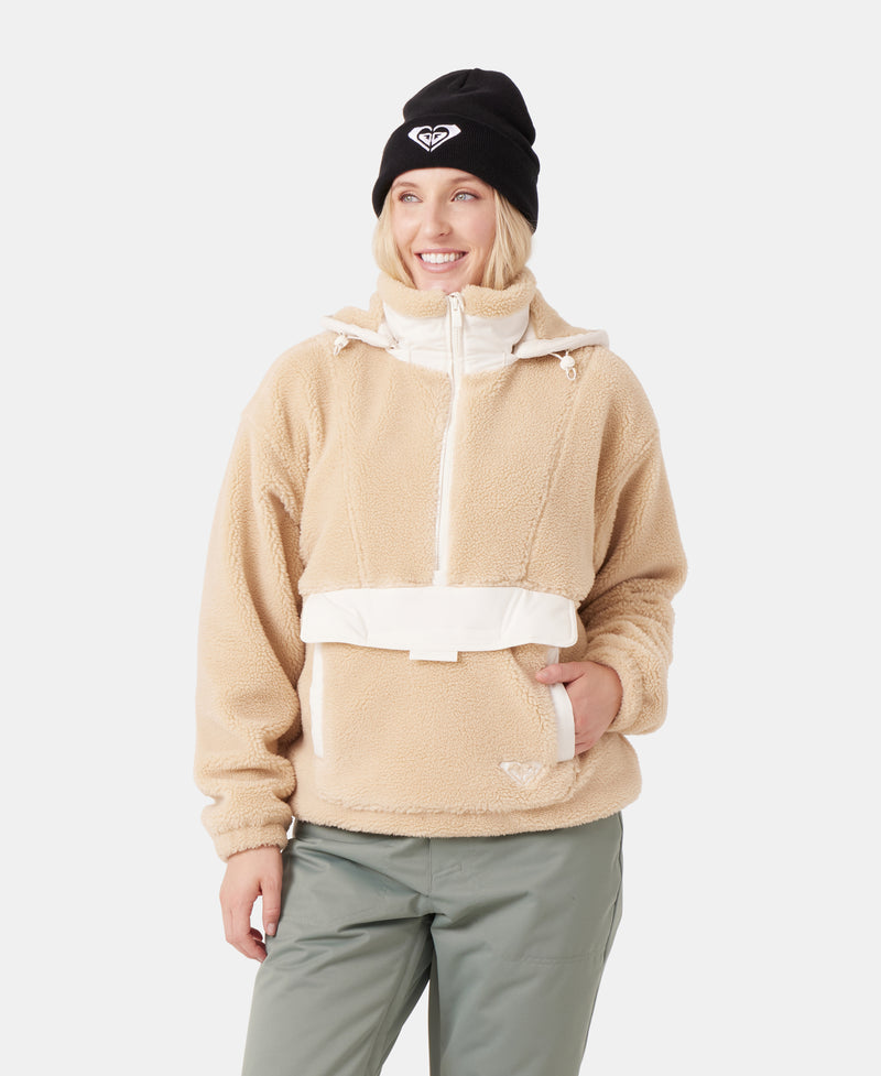 Rita Half Zip Sherpa Anorak - Roxy