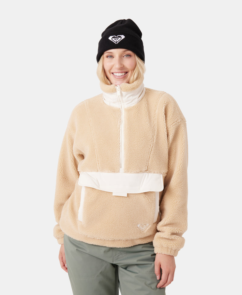 Rita Half Zip Sherpa Anorak - Roxy