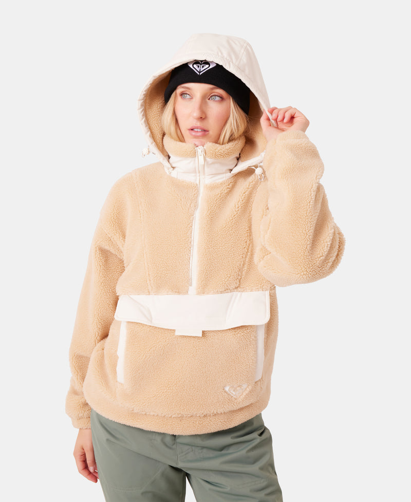 Rita Half Zip Sherpa Anorak - Roxy