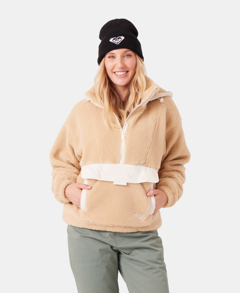Rita Half Zip Sherpa Anorak - Roxy