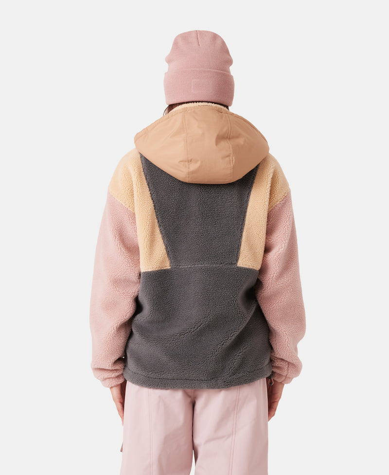 Rita Half Zip Sherpa Anorak - Roxy