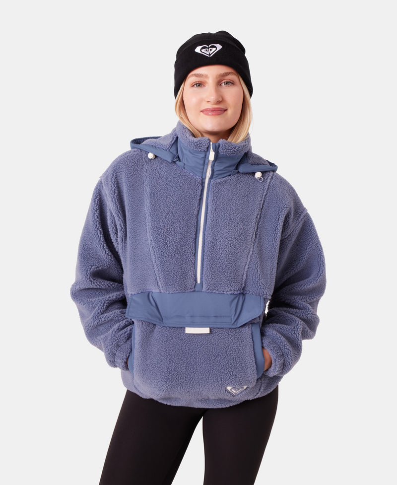 Rita Half Zip Sherpa Anorak - Roxy