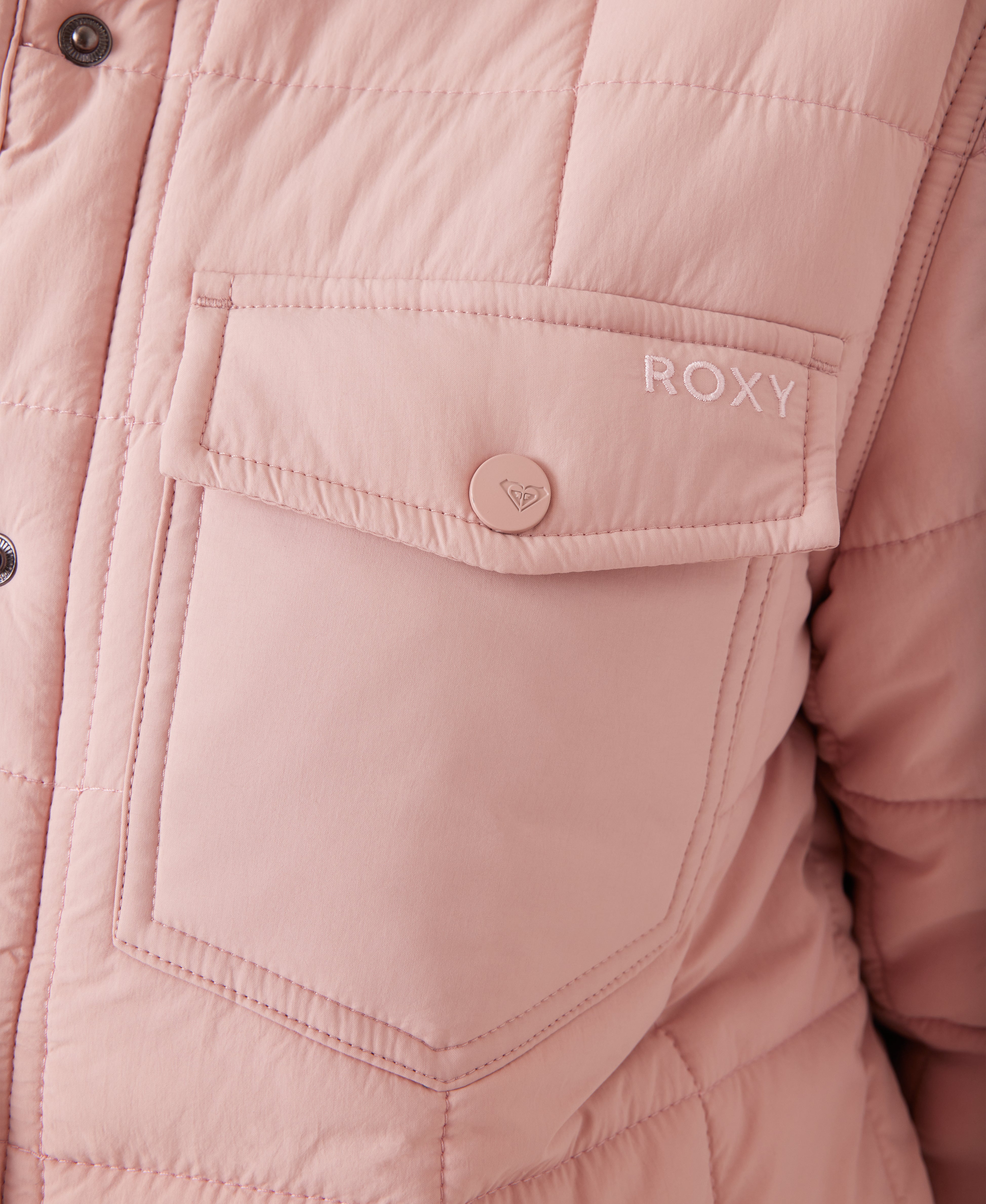 Alpine Quilted Shacket - Roxy