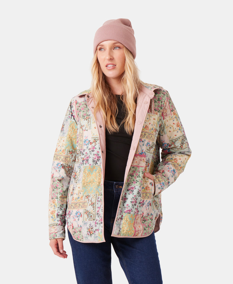 Alpine Quilted Shacket - Roxy