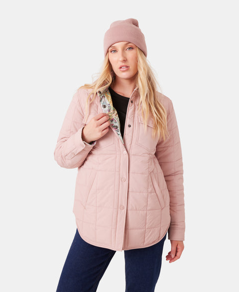 Alpine Quilted Shacket - Roxy