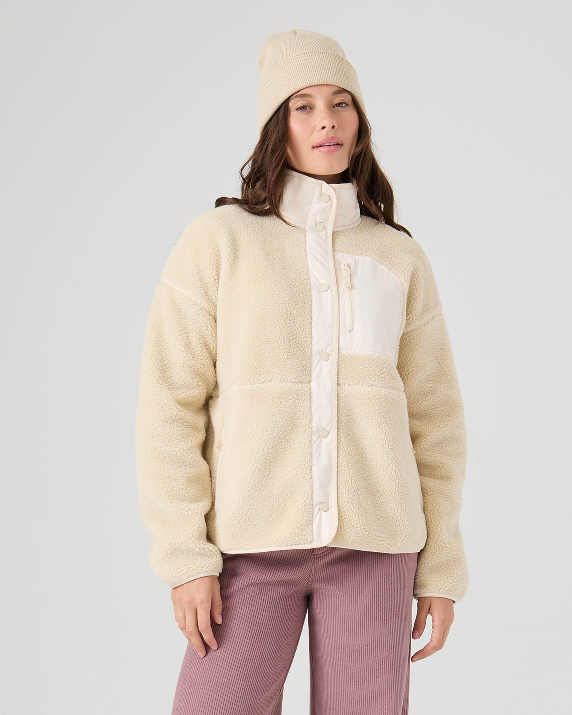 Axel Bonded Sherpa Jacket - Roxy