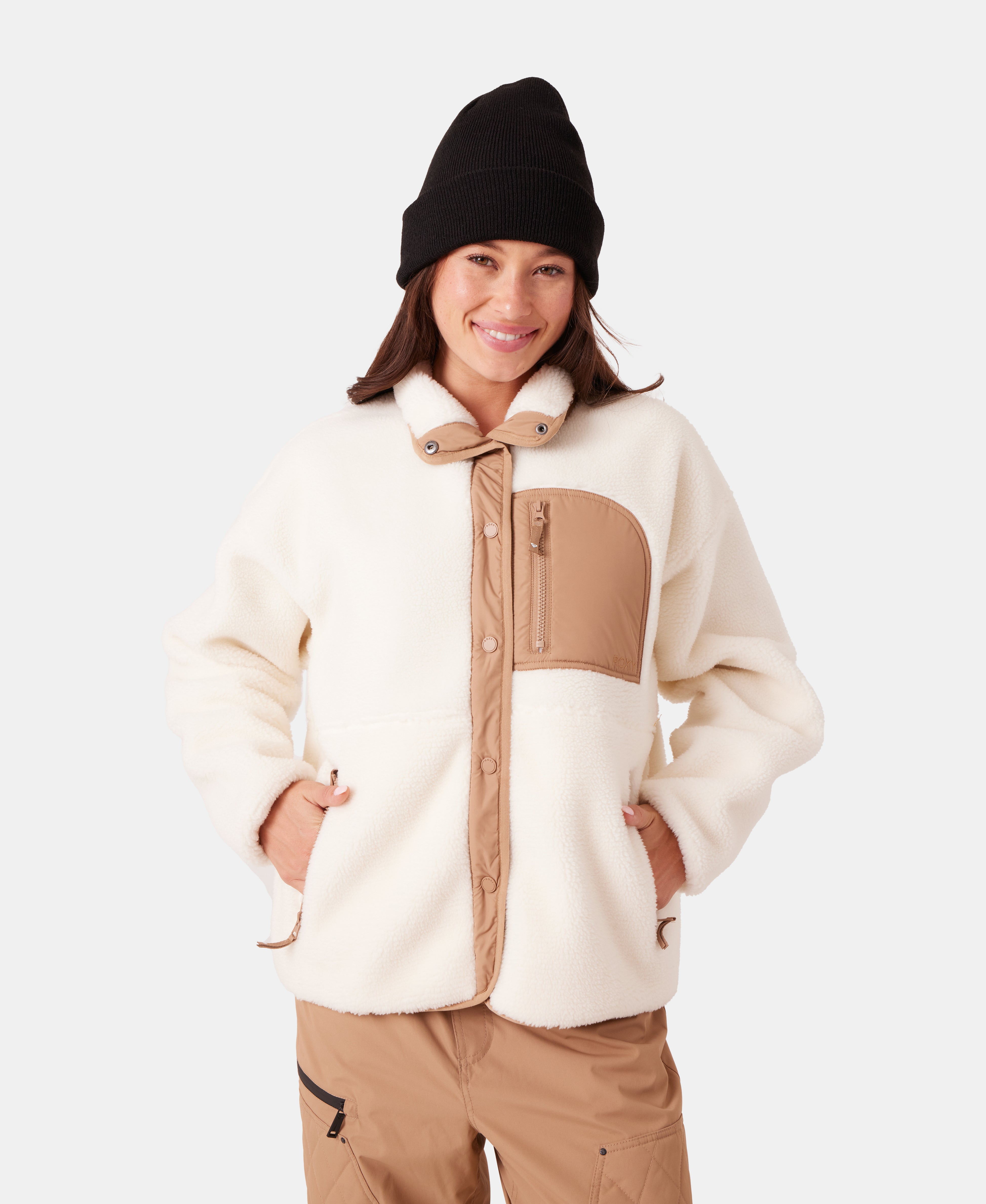 Axel Bonded Sherpa Jacket - Roxy