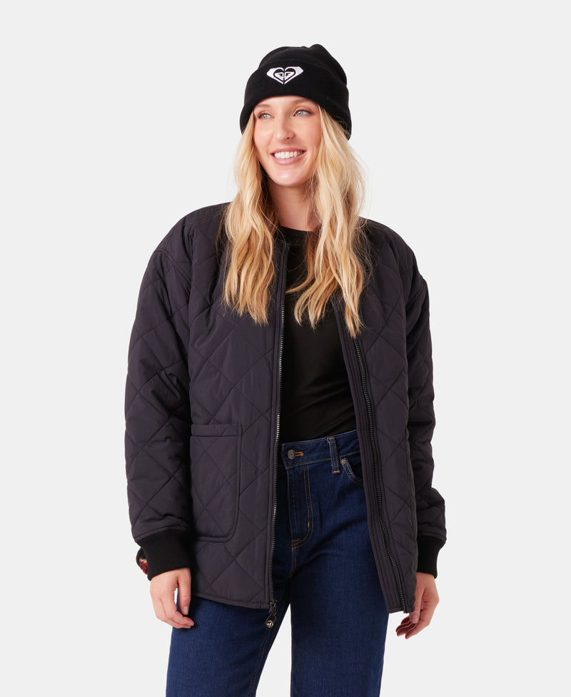 Aurora Quilted Bomber - Roxy