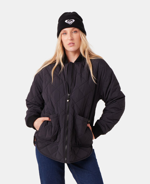 Aurora Quilted Bomber - Roxy