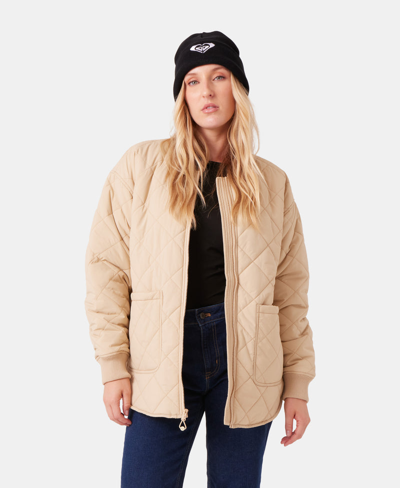 Aurora Quilted Bomber - Roxy