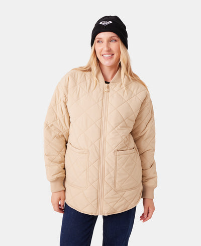 Aurora Quilted Bomber - Roxy