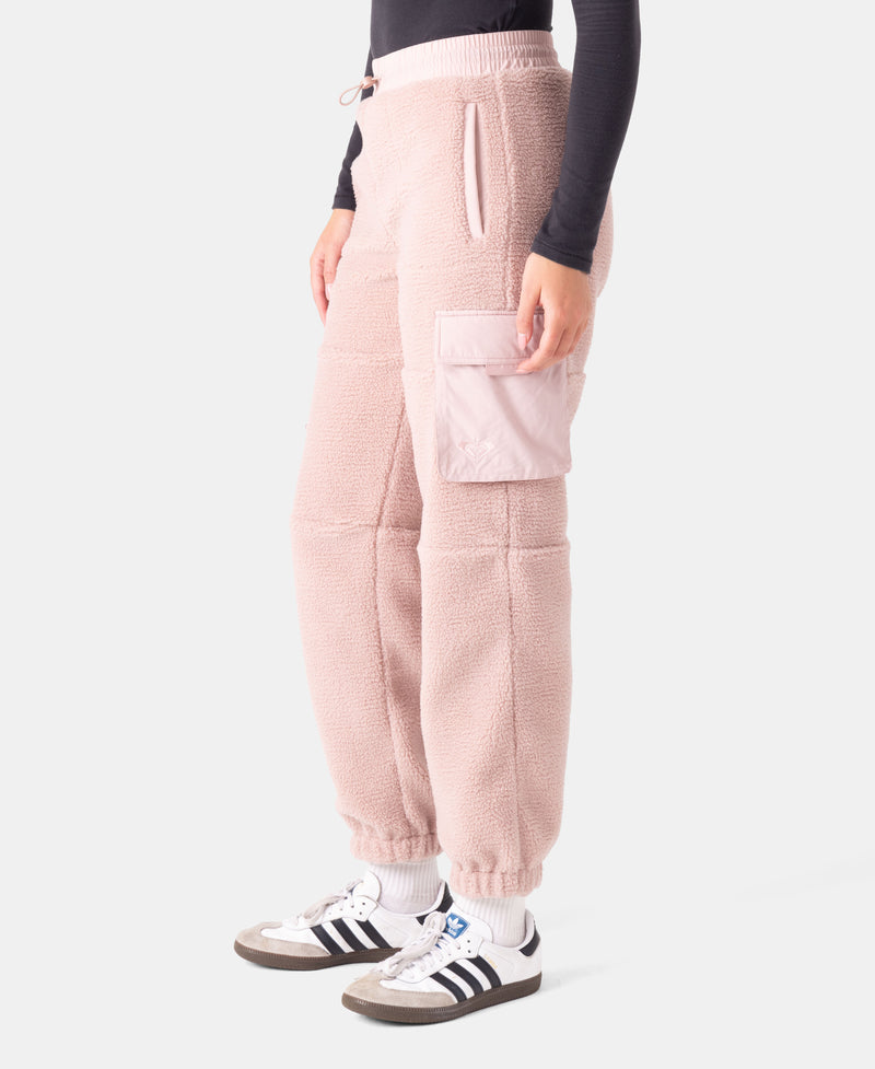 Rita Sherpa Jogger - Adobe Rose - Roxy
