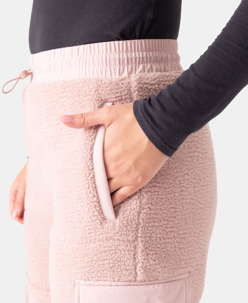 Rita Sherpa Jogger - Adobe Rose - Roxy