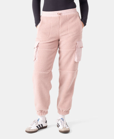 Rita Sherpa Jogger - Adobe Rose - Roxy