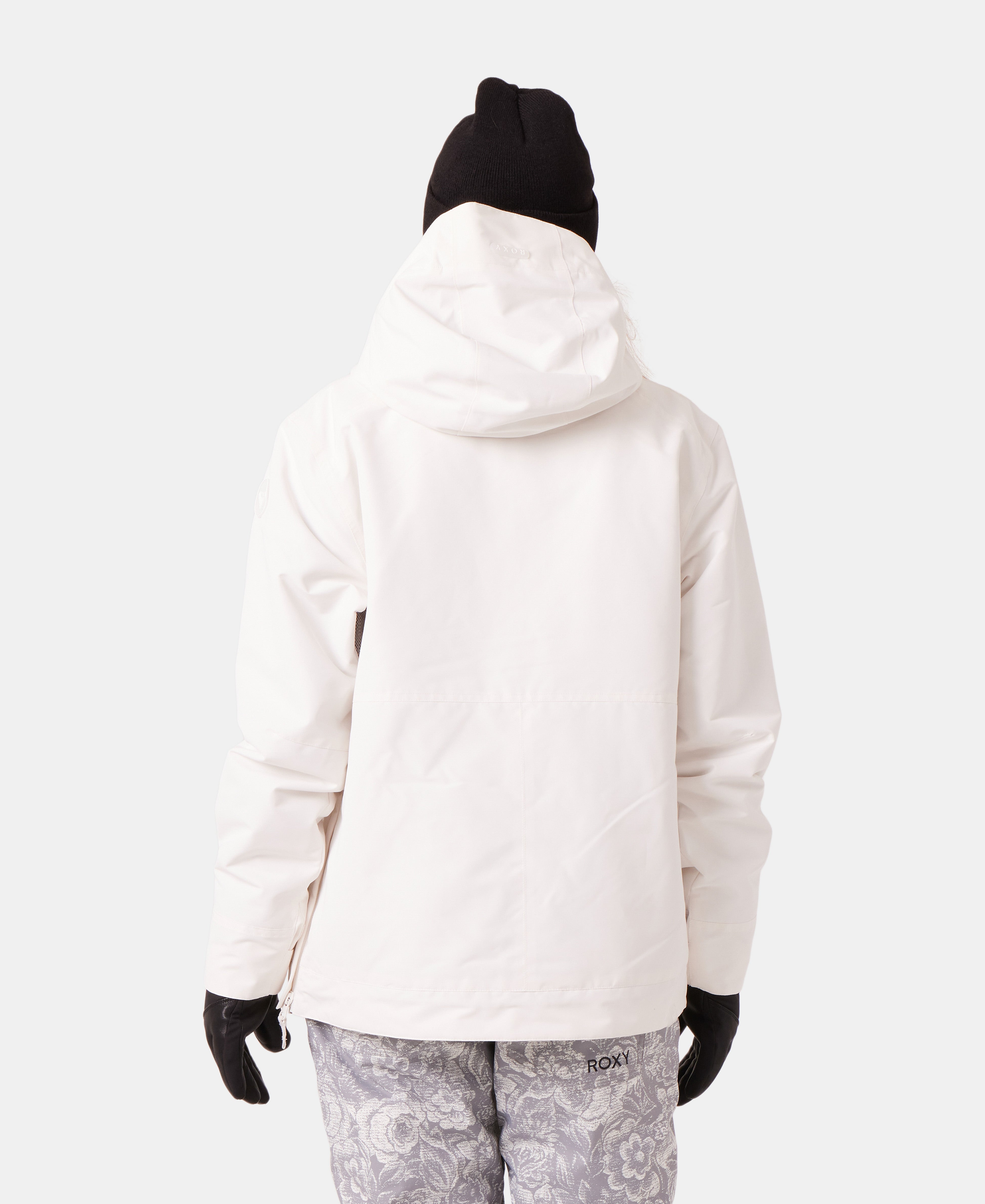 ROXY ファー付きホワイトアウター Shelter Jacket - Roxy