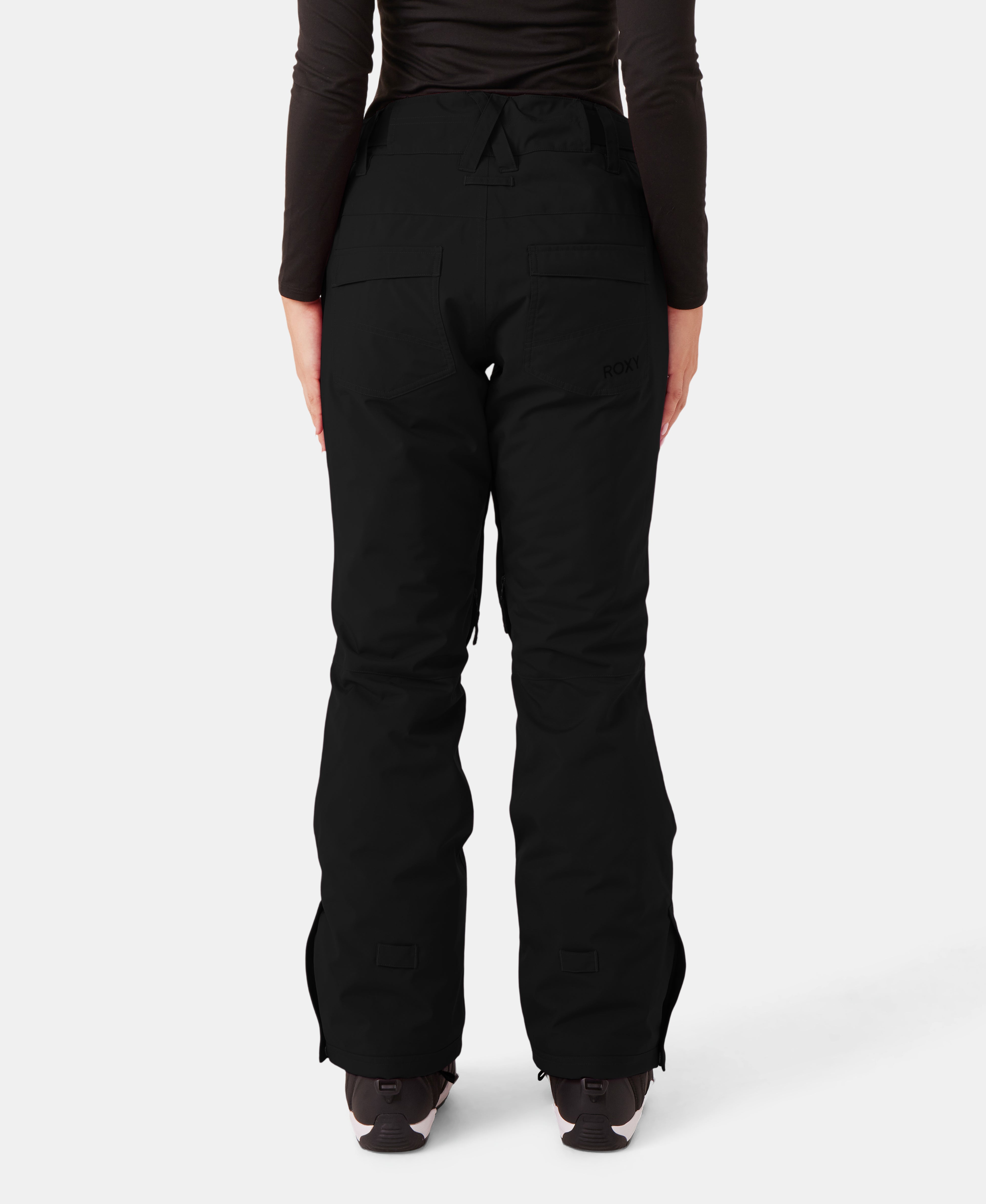 108 roxy snow snowboard Backyard Pant - Women's - Black Model:CJ 80S model version_Ultra Duo Pro Step-Thru bulk warmth that keeps Shimano Spool Assembly 1034E