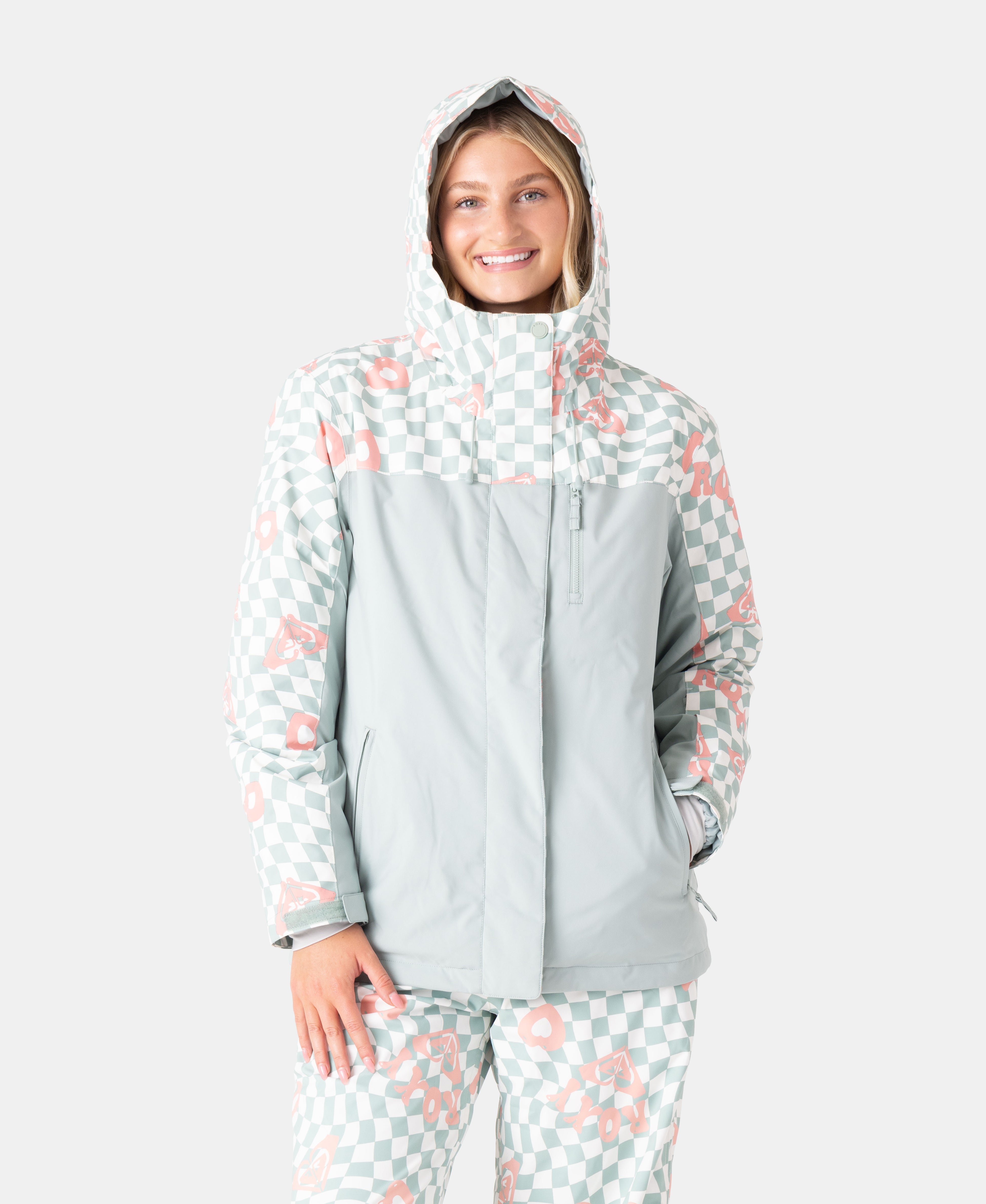 ROXY JETTY GIRL JK TRUE BLACK TENDERNESS - Veste de ski ROXY JETTY GIRL JK TRUE BLACK TENDERNESS - Veste de ski