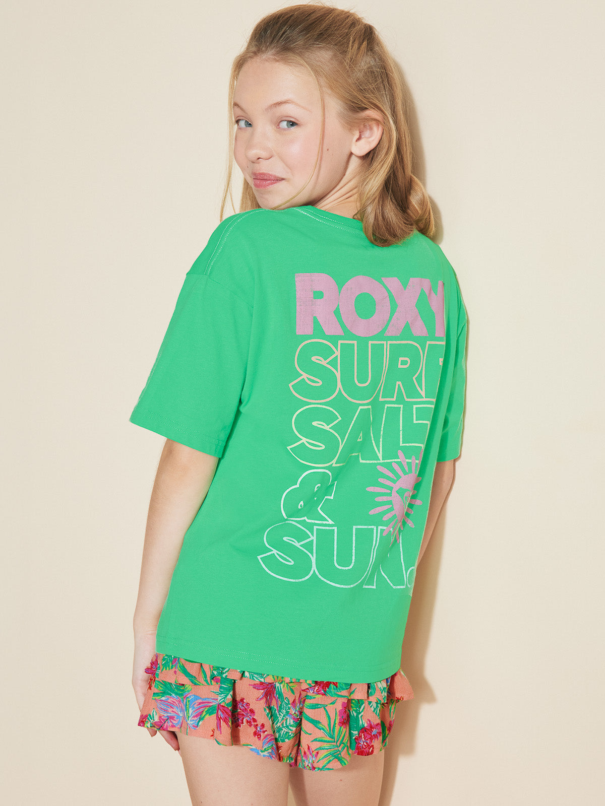 Girls' Oceanwave Oversized Tee - Roxy