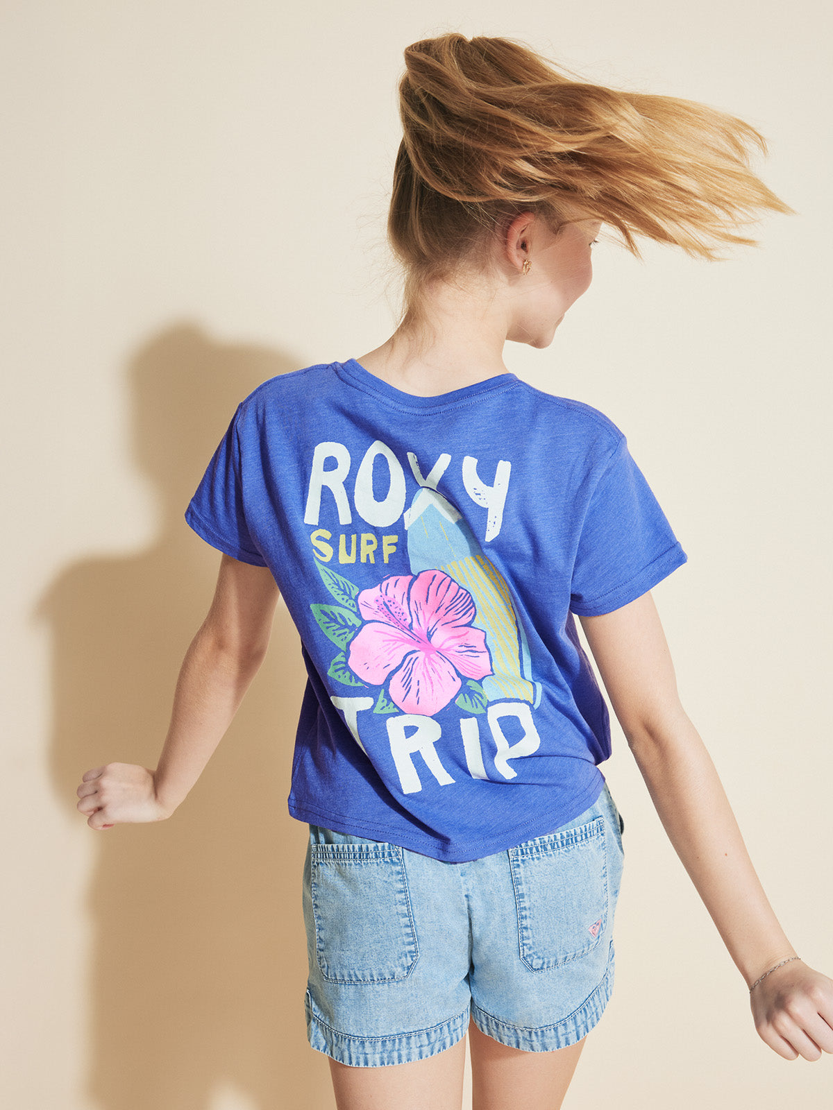 ROXY 上のみ Girls' Surf Trip Tee - Roxy