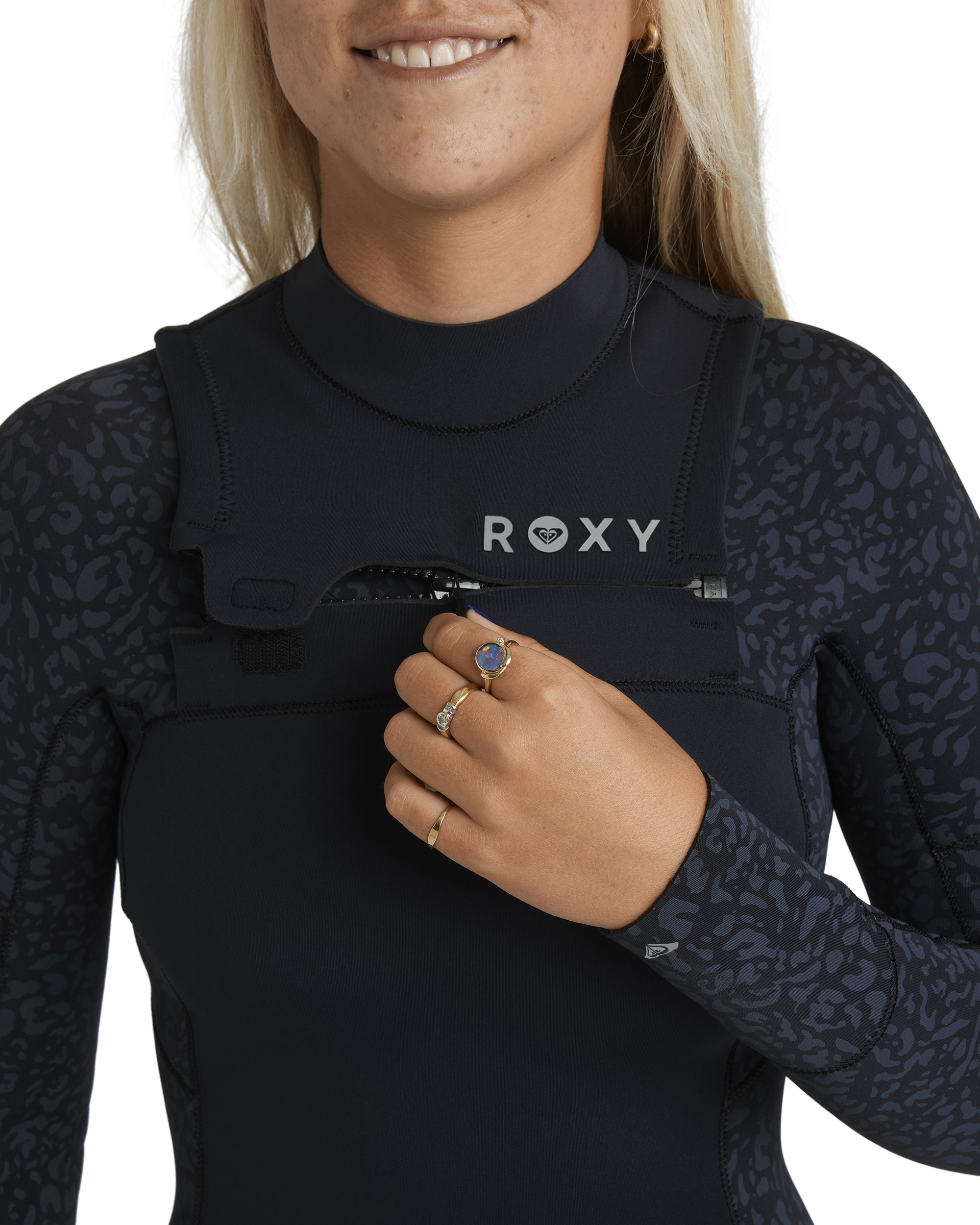 3/2mm Swell Natural Front Zip Wetsuit - Roxy