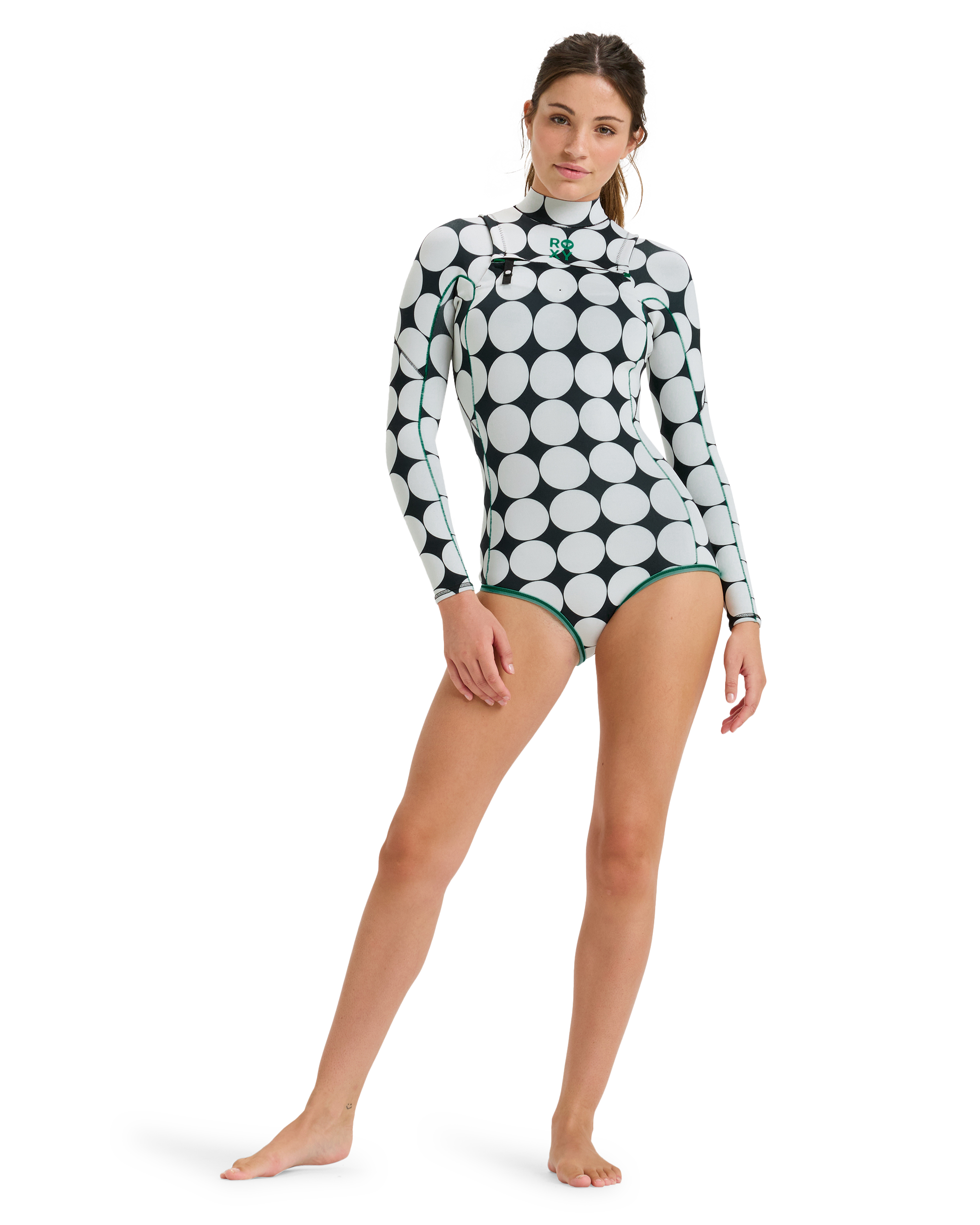 1.5mm Rise Natural Cheeky Long Sleeve Wetsuit - Roxy