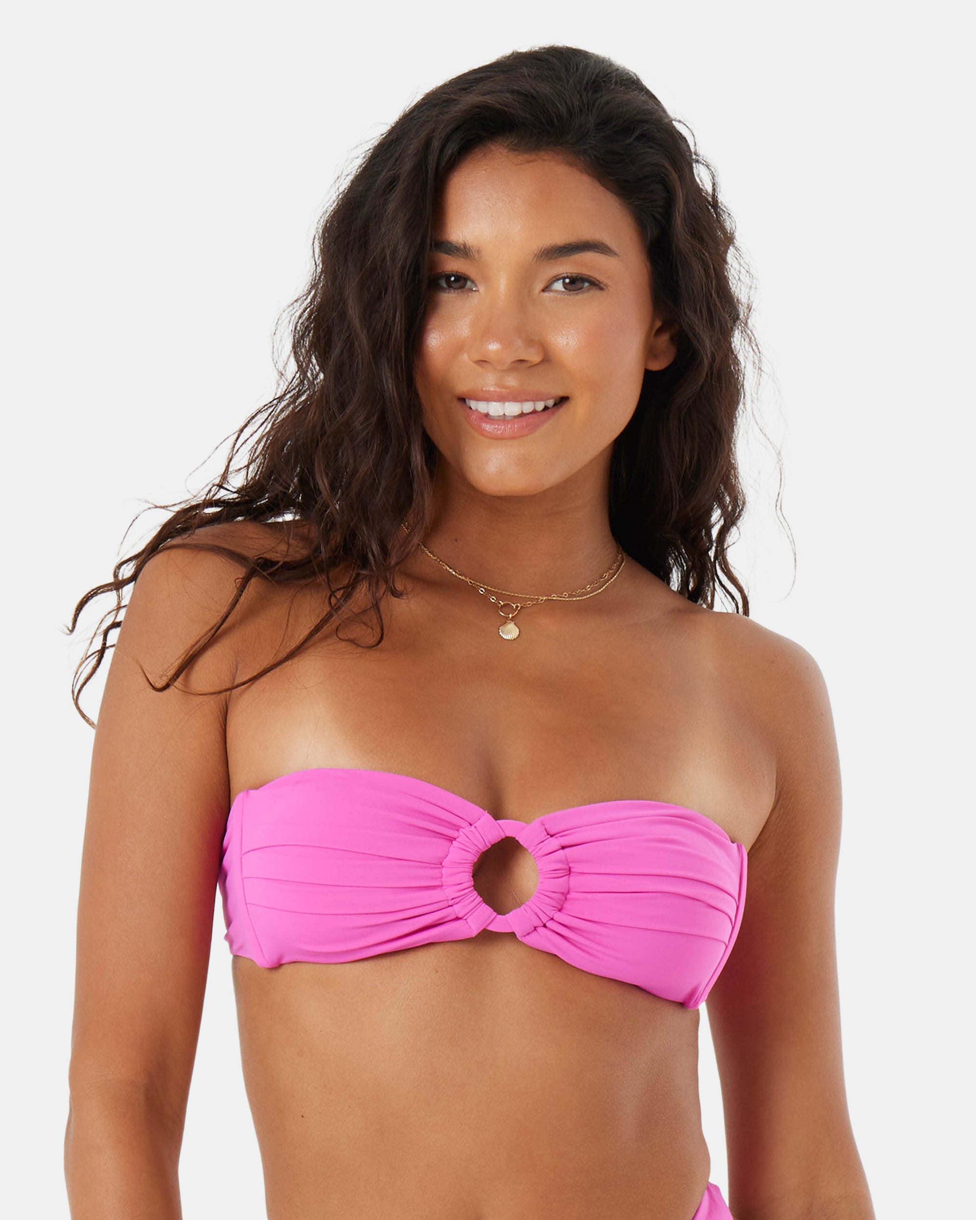 SD Beach Classics Ring Bandeau Bikini Top Roxy