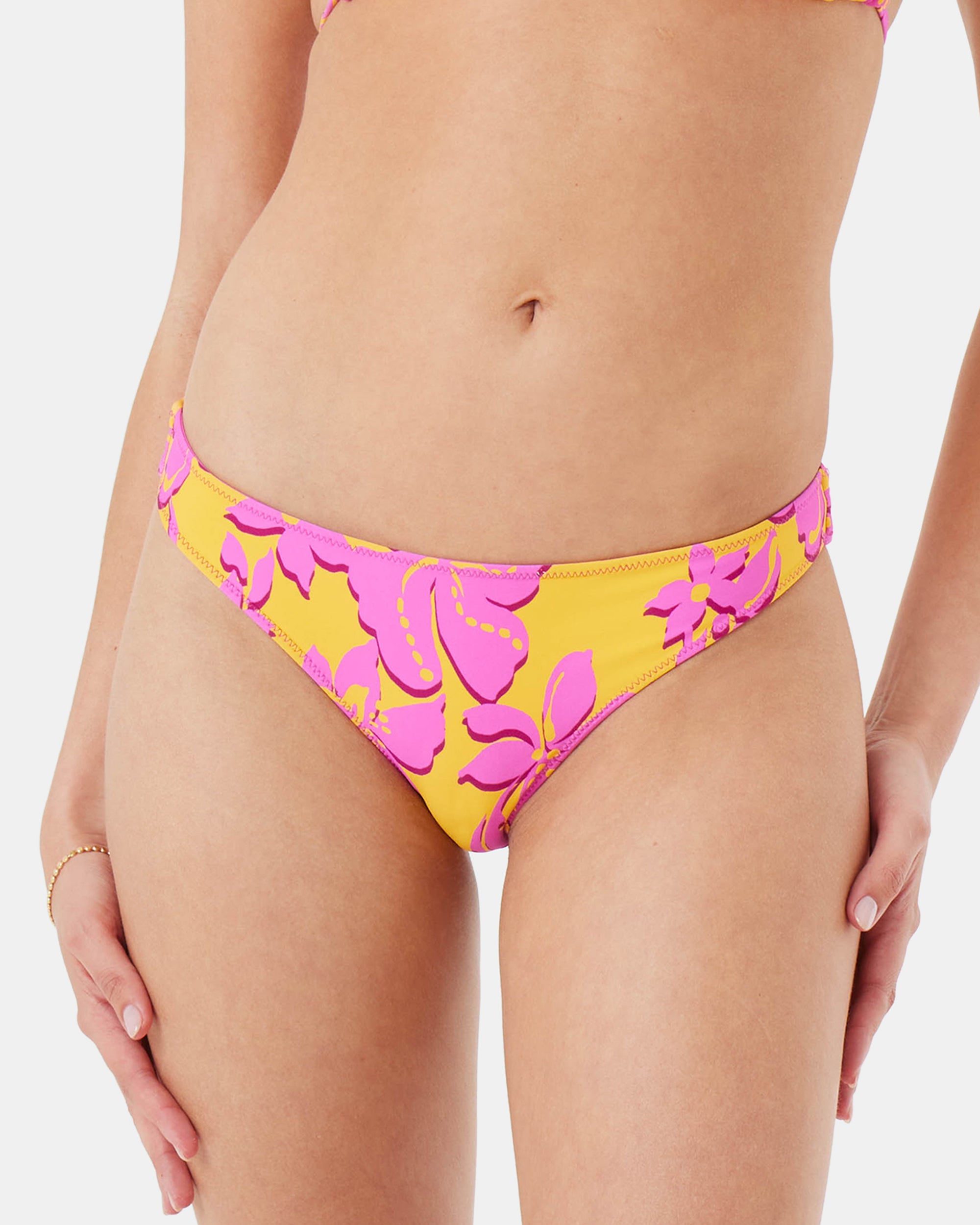 Island Time Reversible Hipster Moderate Bikini Bottom - Roxy