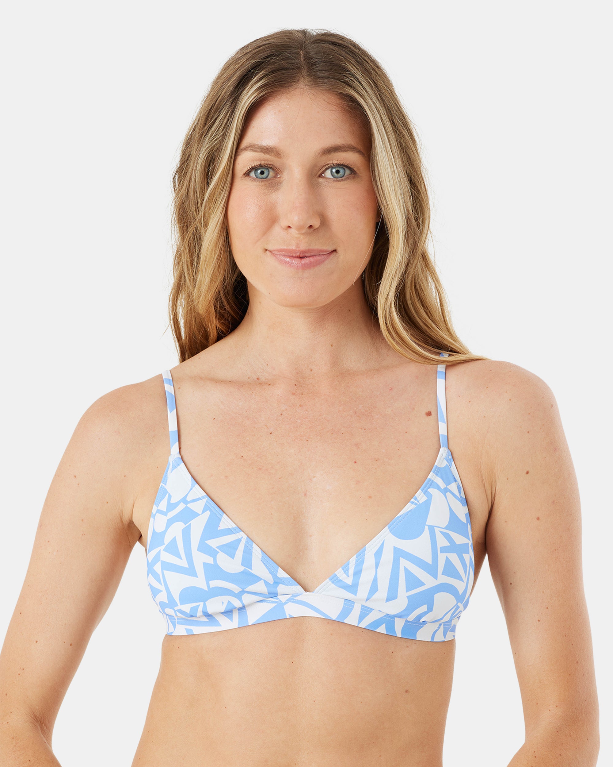 Bali Breaks Fixed Triangle Bikini Top - Roxy