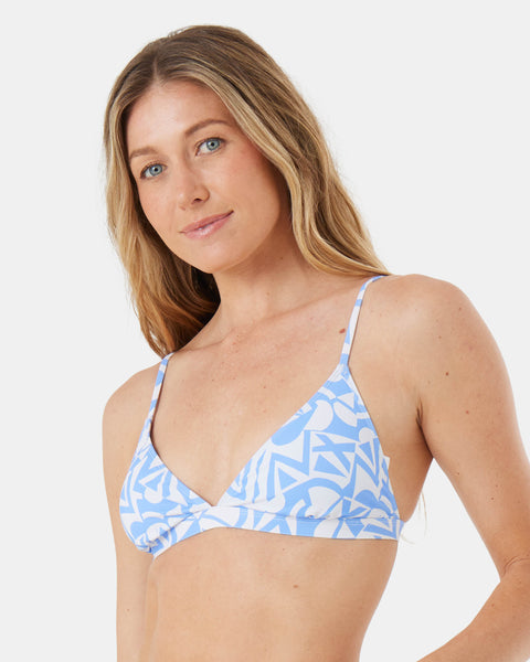 Bali Breaks Fixed Triangle Bikini Top - Roxy