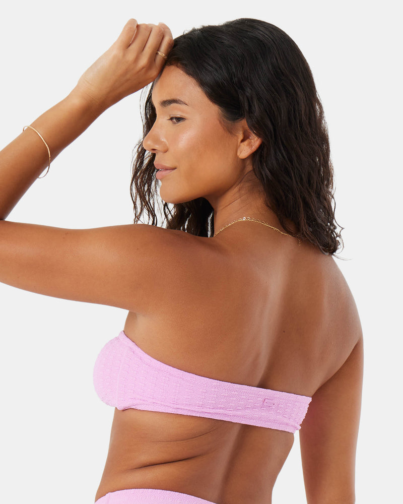 Haliewa Bandeau Bra Top Bikini Top - Roxy