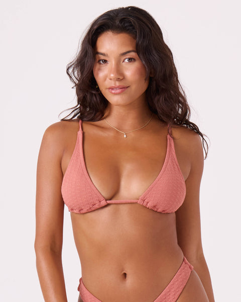 Haleiwa Built Up Triangle Bikini Top - ROXY