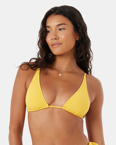 Haliewa Built Up Triangle Bikini Top - Roxy