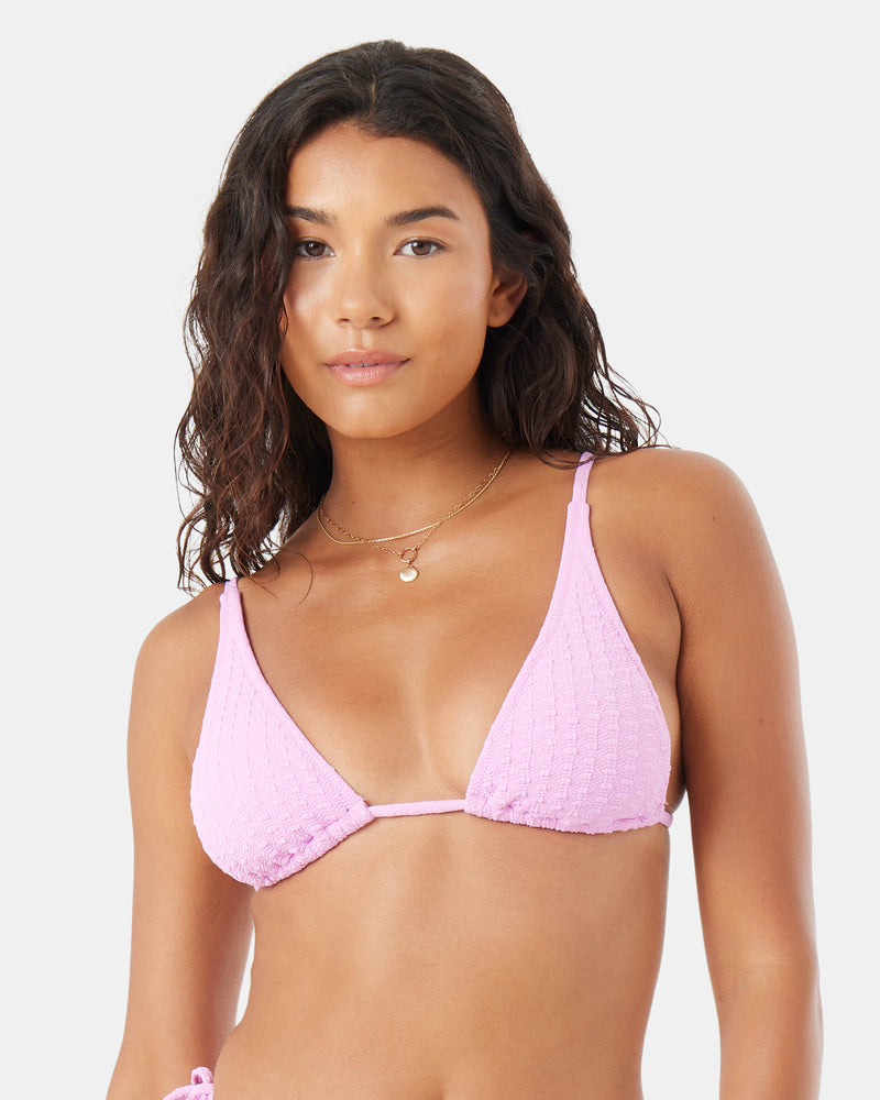 Haliewa Built Up Triangle Bikini Top - Roxy