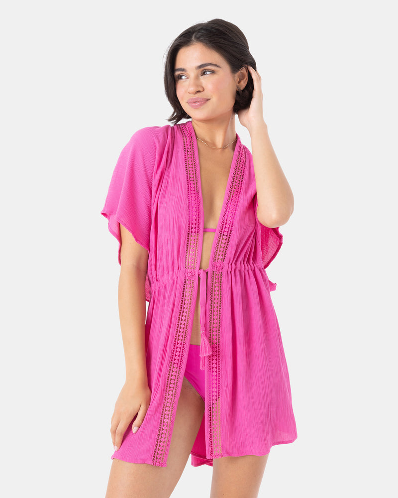 Sun Kissed Kimono Cover Up Dress - Roxy